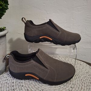 Merrell Jungle Moc Kid''s Brown Slip-On Shoes Size 3.